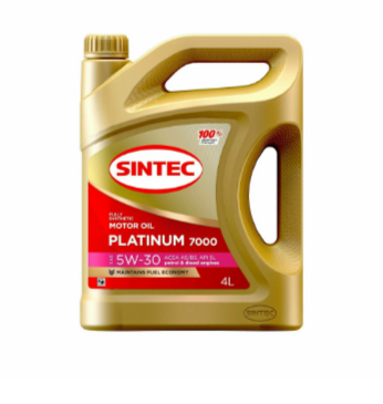 Масло SINTEC PLATINUM SAE 5W-30 API SL 4л / Масло 5W30 A5/B5 Sintec